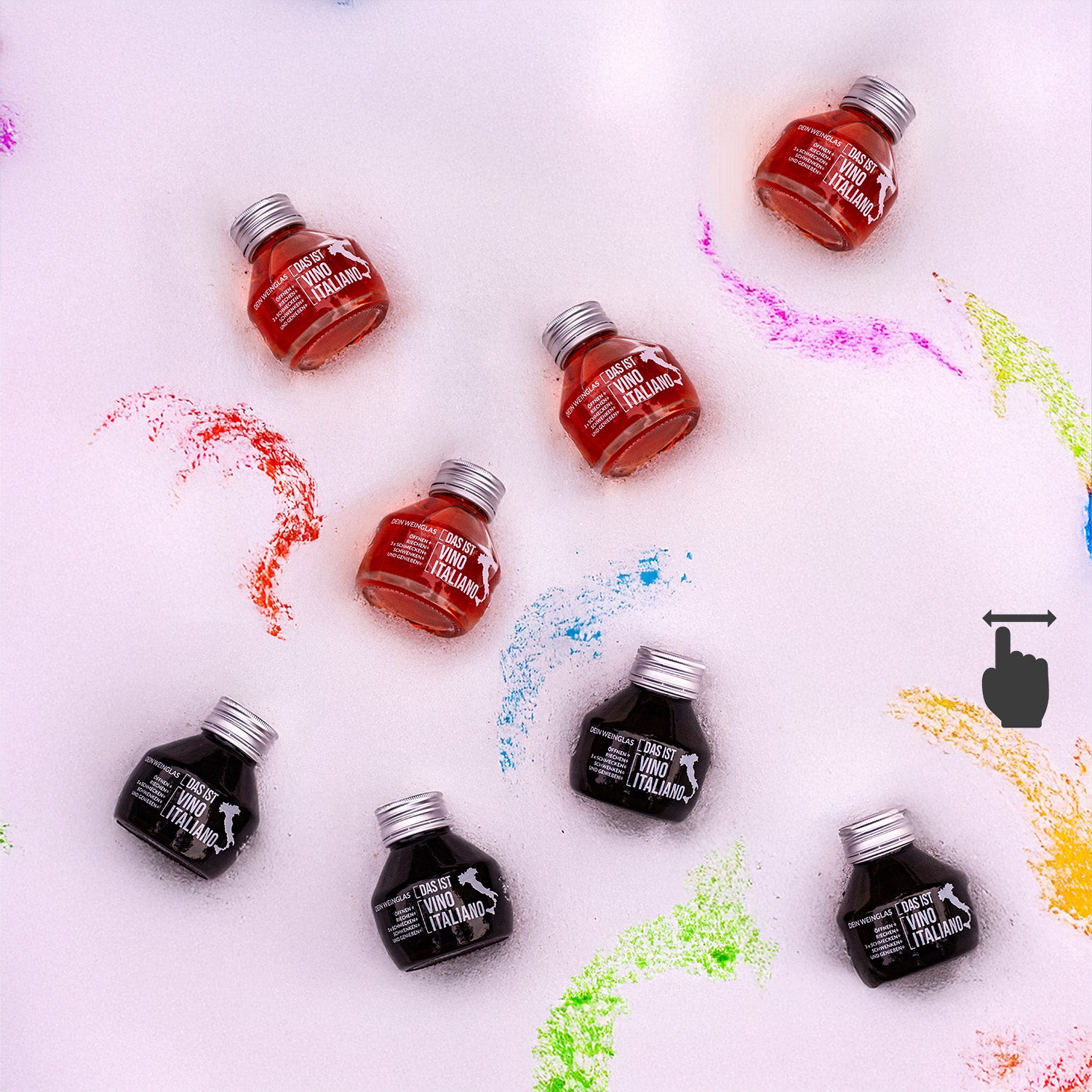 8-PACK ROSÉ & WHITE · Fresh & floral · 8 × 187 mL